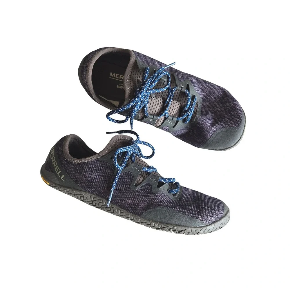 Merrell Men's Vapor Glove 5 Barefoot Vibram Trail Running Shoes US 9.5 Purple